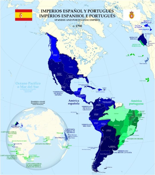Imperio español y portugues