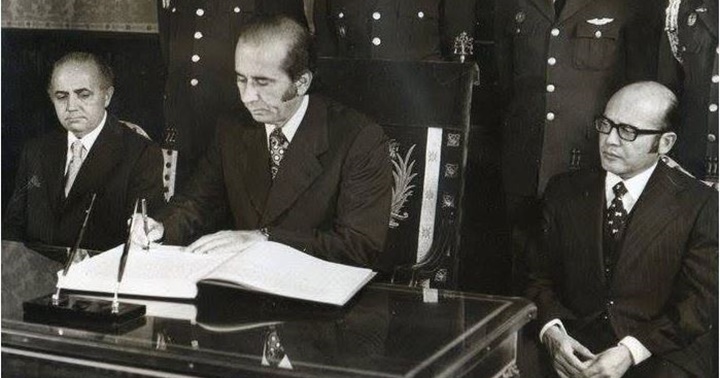 Luis Piñerua Ordaz, CAP y Ramón Escovar Salom.