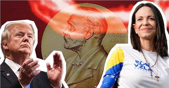 DOnald Trump y María Corina Machado