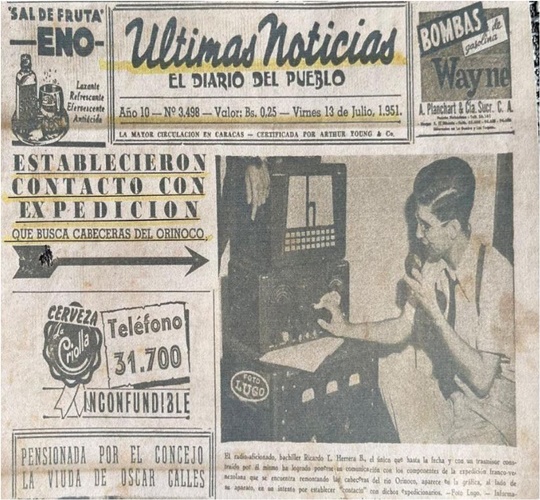 Orinoco descubrimiento