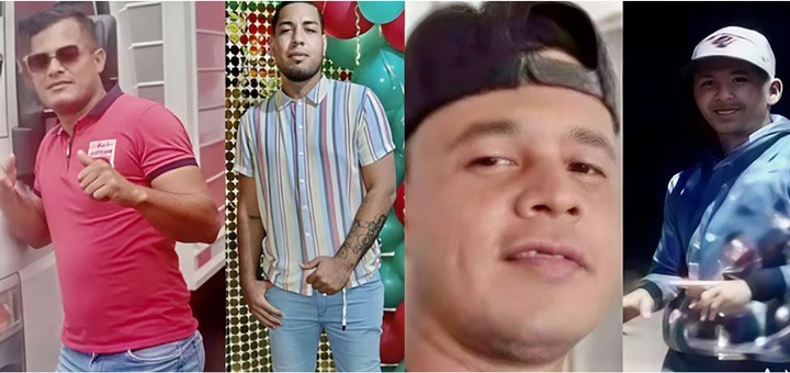 Andrés Ramírez, Jesús Tovar Perdono, Gabriel Ramos y Anthony Moya Mantía