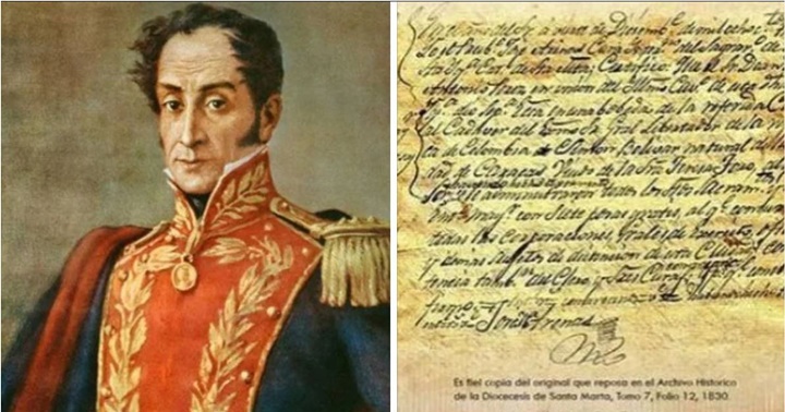 Simón Bolívar defunción