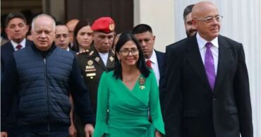 Diosdado Cabello y Delcy Rodríguez