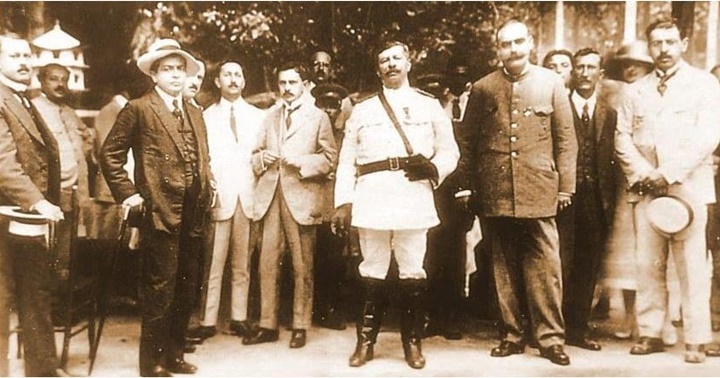 Juan Vicente Gómez y petroleros