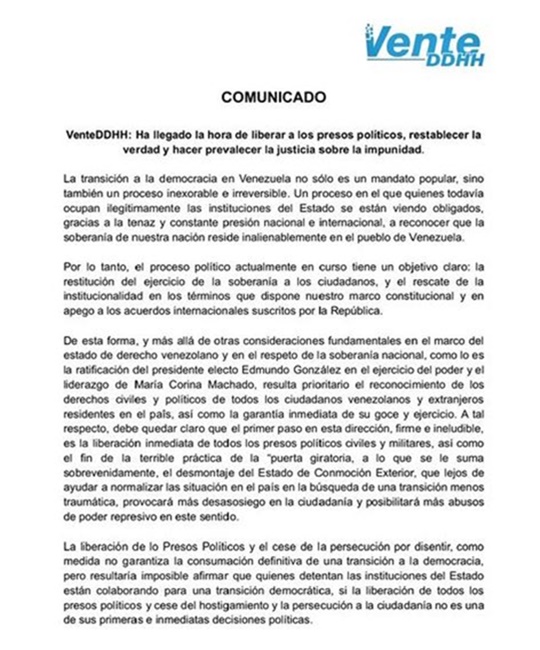 Vente Venezuela 6 1 2026