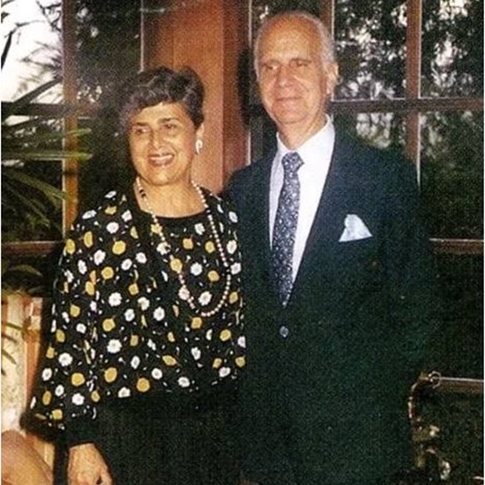 Arístides Calvani y Adelita Abbo