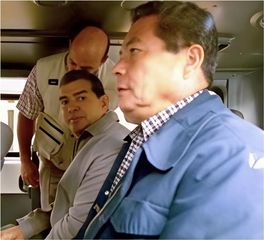 Los comisarios Vivas y Forero