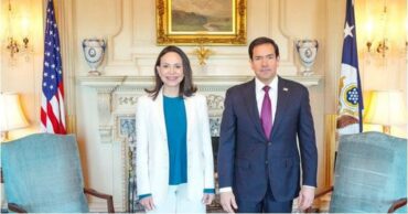 María Corina Machado y Marco Rubio