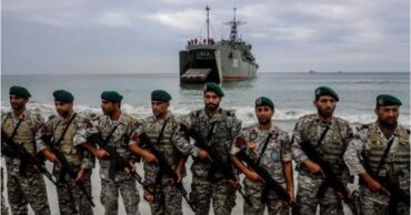 Tropas iraníes estrecho de Ormuz.