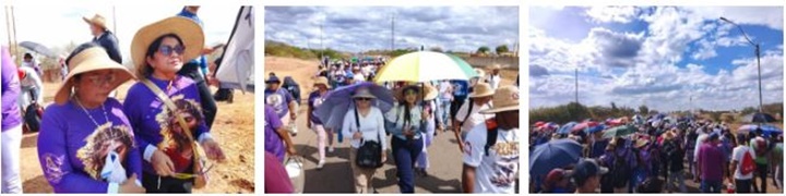 Viacrucis que partió de Cantaura 1