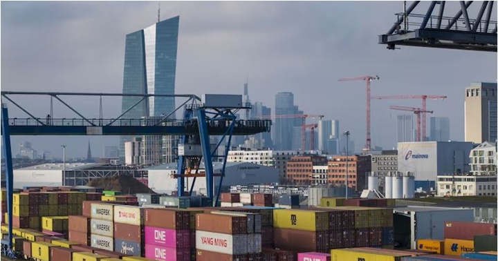 Banco Central Europeo en Fráncfort