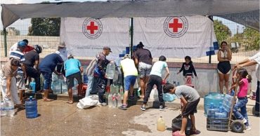 Cruz Roja de Cumaná agua