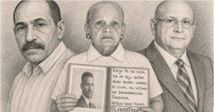 Luis Alcedo Mora,, y hermanos Esnéider y Eliécer Verge