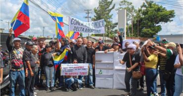 Delta Amacuro se unió a la protesta nacional por un salario justo