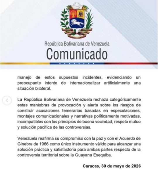 Cancillería Venezuela 30 5 2026 1 Cancillería Venezuela 30 5 2026 1