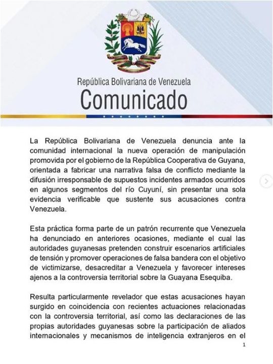 Cancillería Venezuela 30 5 2026 Cancillería Venezuela 30 5 2026