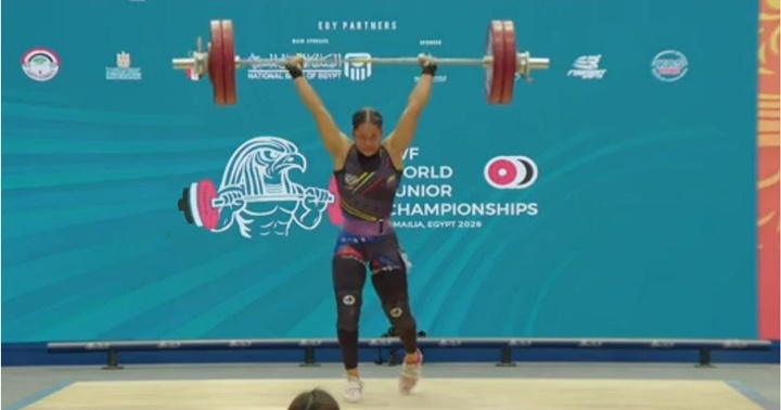 Claudia Rengifo pesas