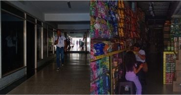 Comercios de Carúpano sin luz
