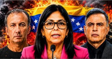 Delcy Rodríguez, Tareck El Aissami y William Saab