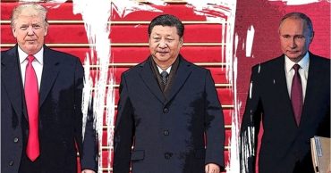 Donald Trump, Xi Jinping y Vladimir Putin