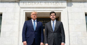 Donald Trump y Kevin Warsh