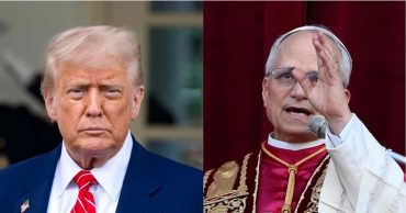 Donald Trump y Papa León XIV