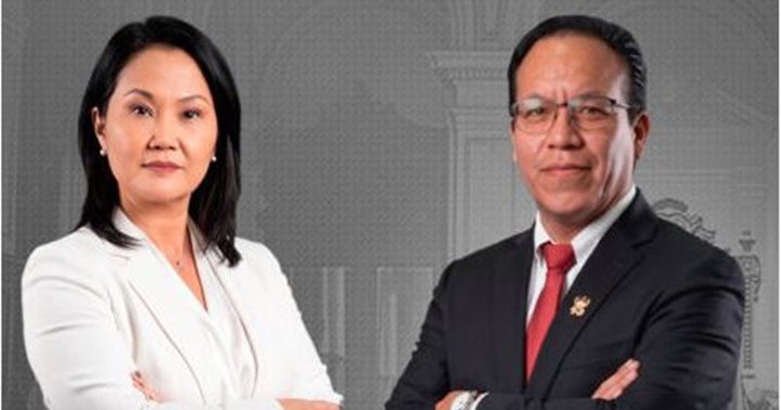 Keiko Fujimori y Roberto Sánchez