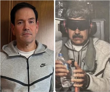 Marco Rubio y Nicolás Maduro