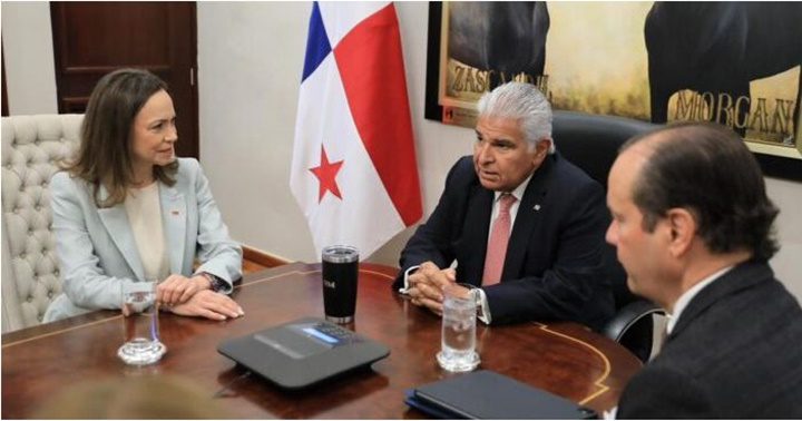 María Corina Machado y José Raúl Mulino
