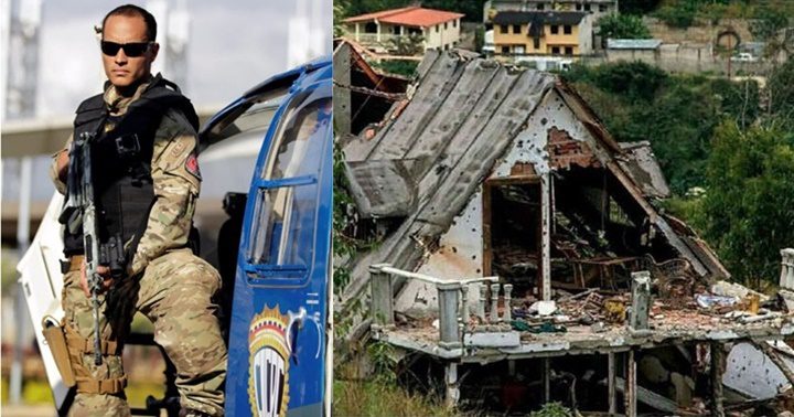 Óscar Pérez y la casa donde murio