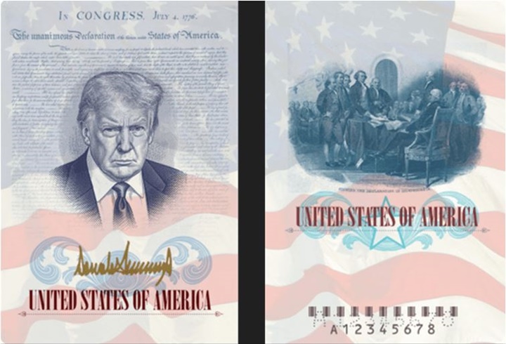 Pasaporte Donald Trump