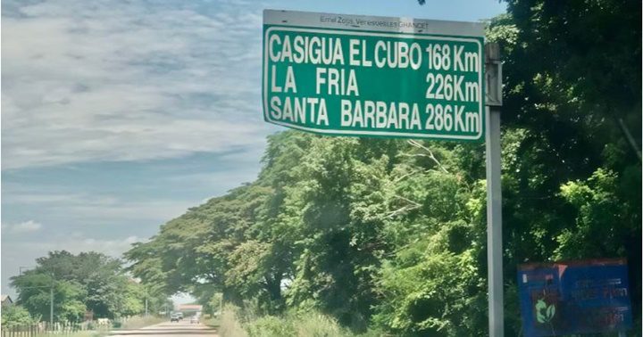 Tibú a Casigua Venezuela