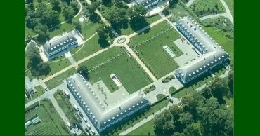 Vista aérea de la casa de Viktor Orban