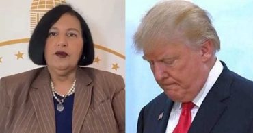 Dinorah Figuera y Donald Trump