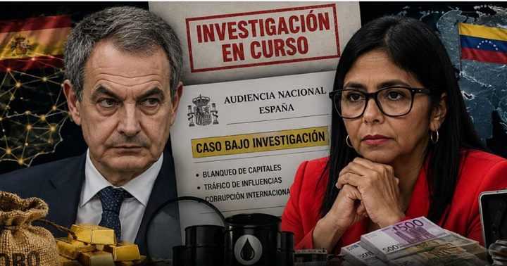 Rodríguez Zapatero y Delcy Rodríguez