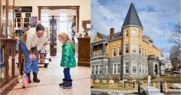 Biblioteca mitad Canadá y Estados Unidos