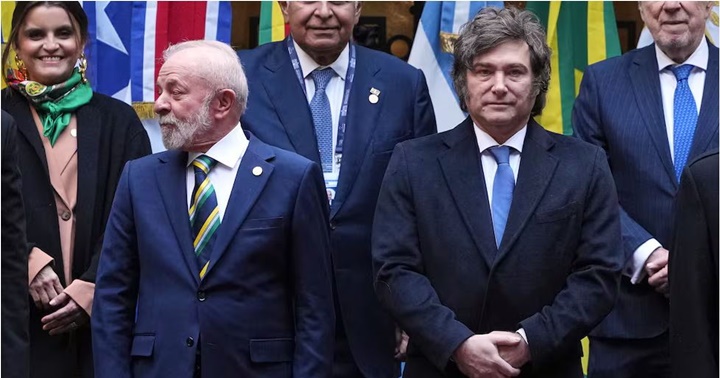 Lula da Silva y Javier Milei Lula da Silva y Javier Milei