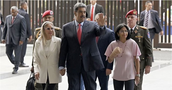 Nicolás Maduro y Delcy Rodríguez Nicolás Maduro y Delcy Rodríguez