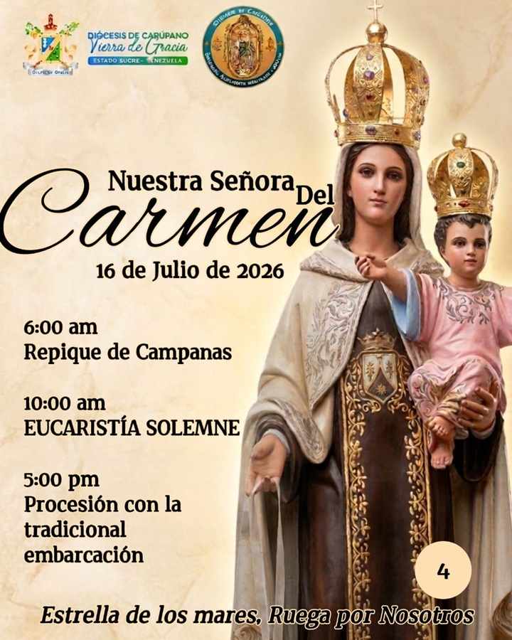 virgen del carmen 16 de julio 2026
