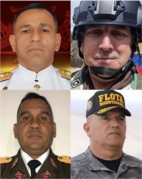 Ángel Rivero García, Armando Carrillo Peñaloza, Lionel Sojo Rada y Javier Roa Moncada 1 Ángel Rivero García, Armando Carrillo Peñaloza, Lionel Sojo Rada y Javier Roa Moncada 1