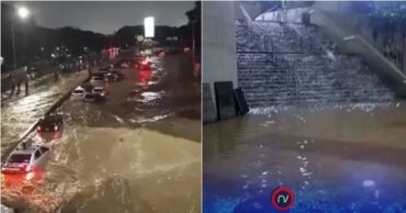 Fuertes lluvias en Caracas 23 8 2026