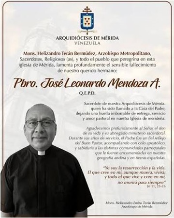 Presbítero José Leonardo Mendoz