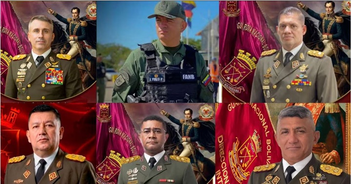 Ronald Hernández, Juan Yusti, Gler Hernández , Manuel Gutiérrez, Gerson Medina y José Torrealba Ronald Hernández, Juan Yusti, Gler Hernández , Manuel Gutiérrez, Gerson Medina y José Torrealba