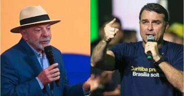 Lula da Silva y Flávio Bolsonaro