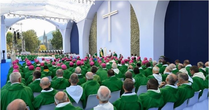 Papa León XIV Santuario de Lourdes