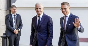 Alexander Stubb y Jonas Gahr Store