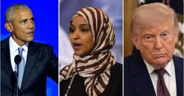 Barack Obama, Ilhan Omar y Donald Trump
