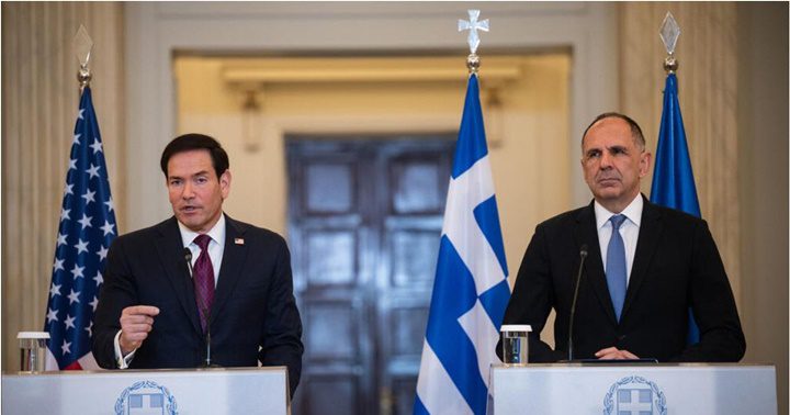 Marco Rubio y George Gerapetritis