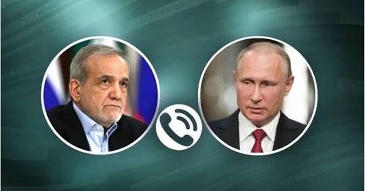 Masoud Pezeshkian y Vladimir Putin