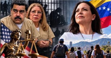 Nicolás Maduro y Cilia Flores